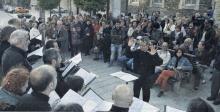Sólo Voces e Adolfo de Abel Vilela percorreron as rúas nas que creou o compositor Xoán Montes